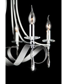 Подвесная люстра Eurosvet 60064/5 хром-foto4