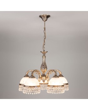 Подвесная люстра Eurosvet 22823/5 античная бронза-foto2