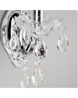 Бра Eurosvet 3188/1 хром/прозрачный хрусталь Strotskis-foto4