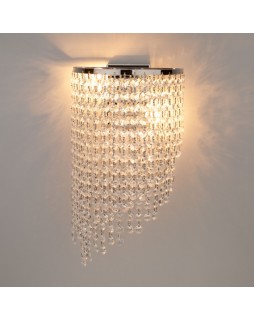 Бра Eurosvet 3102/2 хром/прозрачный хрусталь Strotskis-foto2