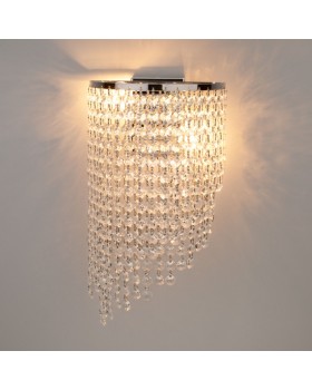 Бра Eurosvet 3102/2 хром/прозрачный хрусталь Strotskis-foto2