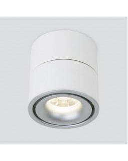 Накладной светильник Elektrostandard DLR031 15W 4200K 3100 белый матовый/серебро-foto3