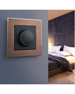 W1142008/ Электроустановочные изделия - Диммер (черный матовый)-foto4