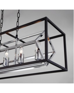 Подвесная люстра Eurosvet 70122/5 черный-foto2