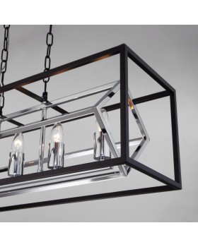 Подвесная люстра Eurosvet 70122/5 черный-foto2