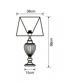 Настольная лампа ARTE Lamp A3752LT-1WH-foto5