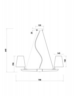 Подвесная люстра Freya FR8019PL-06W-foto2