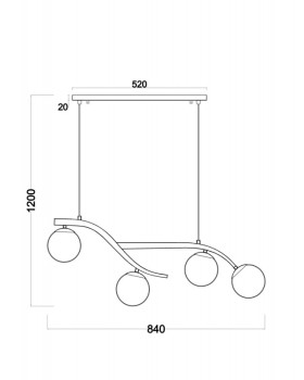 Подвесная люстра Freya FR8015PL-04BS-foto2