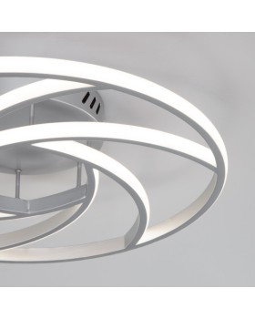 Накладной светильник Eurosvet 90207/1 серебро-foto2