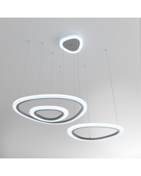 Подвесная люстра Eurosvet 90230/3 серебро-foto3