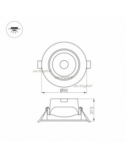 Светильник Downlight Arlight 032309-foto6