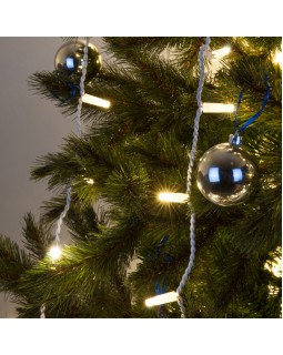 Светодиодный занавес Eurosvet 200-101 теплый белый с эффектом мерцания 2*3м IP65-foto6