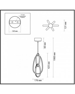 Подвесной светильник Odeon Light 4891/25L-foto2
