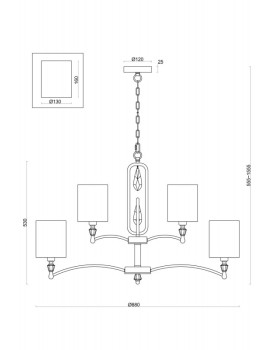 Подвесная люстра Freya FR1007PL-12N-foto2