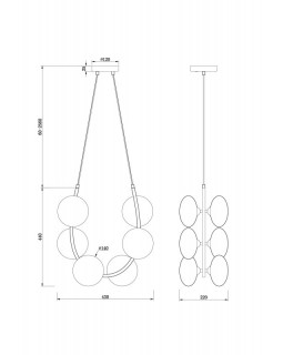 Подвесная люстра Freya FR4005PL-06B2-foto3