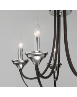 Подвесная люстра Eurosvet 60098/5 хром-foto2