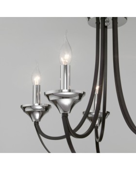 Подвесная люстра Eurosvet 60098/5 хром-foto2