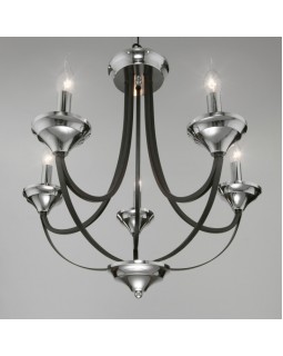 Подвесная люстра Eurosvet 60098/5 хром-foto3