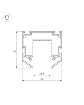 Профиль для шинопроводов Arlight 035719-foto2