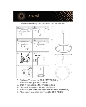 Подвесная люстра APLOYT APL.025.03.60-foto2