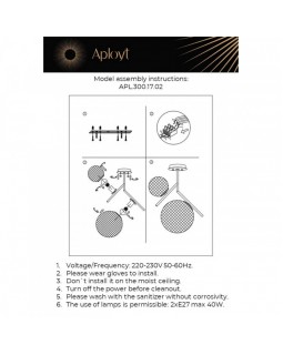 Накладной светильник APLOYT APL.300.17.02-foto12