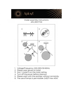 Накладной светильник APLOYT APL.300.17.02-foto12
