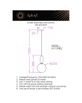 Подвесной светильник APLOYT APL.612.26.01-foto10