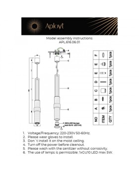 Подвесной светильник APLOYT APL.616.06.01-foto5