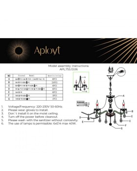 Подвесная люстра APLOYT APL.755.13.06-foto21