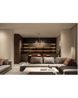 Люстра на штанге Maytoni H002PL-06G-foto2