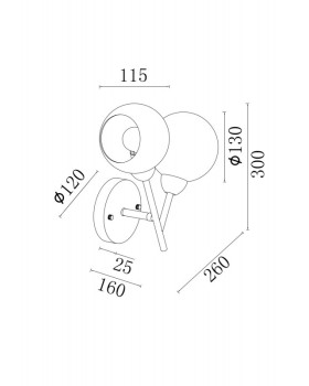 Бра Freya FR5121WL-02G-foto2