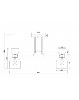 Люстра на штанге Freya FR5094PL-05G-foto2