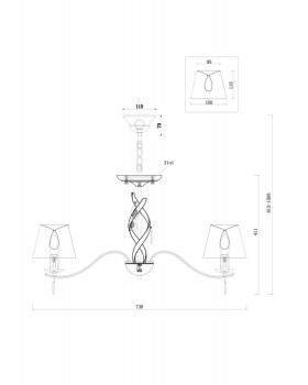 Подвесная люстра Freya FR2001PL-07G-foto2