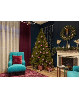 Светодиодный занавес Eurosvet 200-101 теплый белый с эффектом мерцания 2*3м IP65-foto9