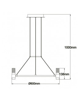Подвесная люстра DeMarkt 551012609-foto2