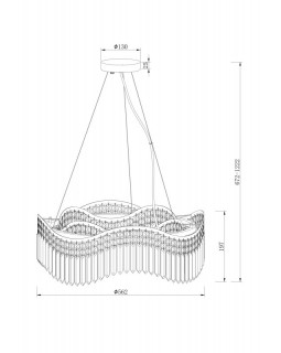 Подвесная люстра Maytoni DIA201PL-08G-foto2