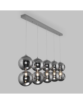 Подвесная люстра Eurosvet 50092/5 хром/дымчатый-foto3