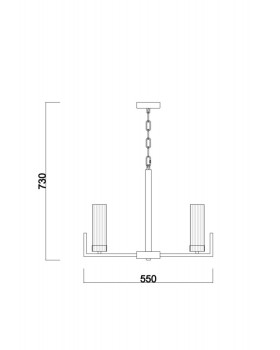 Подвесная люстра Freya FR5214PL-05BS-foto2