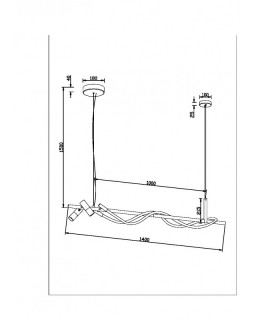 Подвесной светильник Maytoni MOD166PL-L30GB3K-foto5