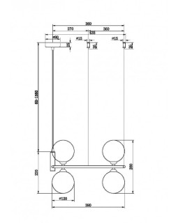 Подвесная люстра Maytoni MOD013PL-04BS1-foto7