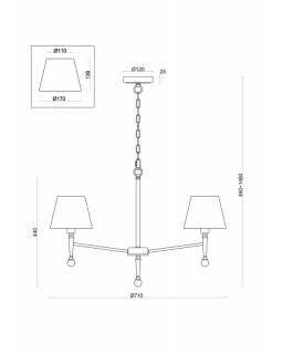 Подвесная люстра Freya FR2190PL-05N-foto6