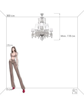 Подвесная люстра LOFT IT 10210/12 White-foto6