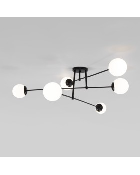 Люстра на штанге Eurosvet 30181/6 черный-foto3