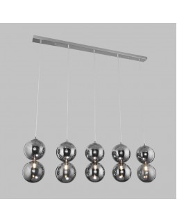 Подвесная люстра Eurosvet 50092/5 хром/дымчатый-foto4