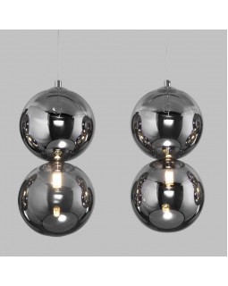 Подвесная люстра Eurosvet 50092/5 хром/дымчатый-foto5