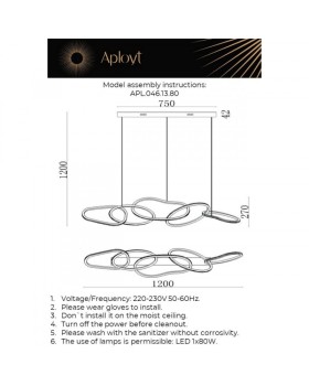 Подвесная люстра APLOYT APL.046.13.80-foto16