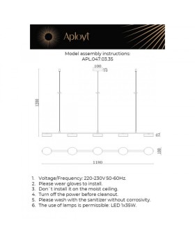 Подвесной светильник APLOYT APL.047.03.35-foto12