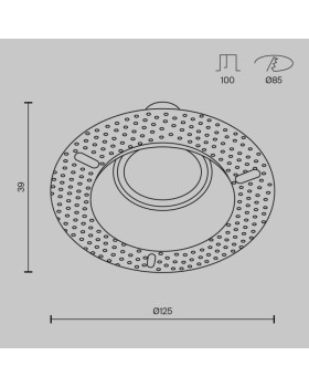 Встраиваемый светильник Maytoni Technical DL042-01-RD-B-foto10
