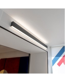 Бра Elektrostandard 128см 50W 6500K черная шагрень (101-100-40-128)-foto2