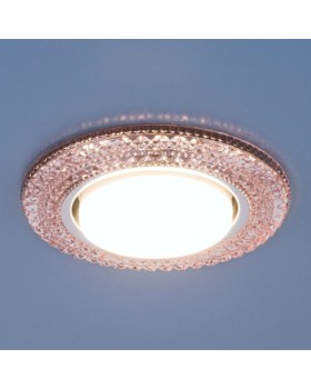 Встраиваемый светильник Elektrostandard 3030 GX53 PK розовый-foto2